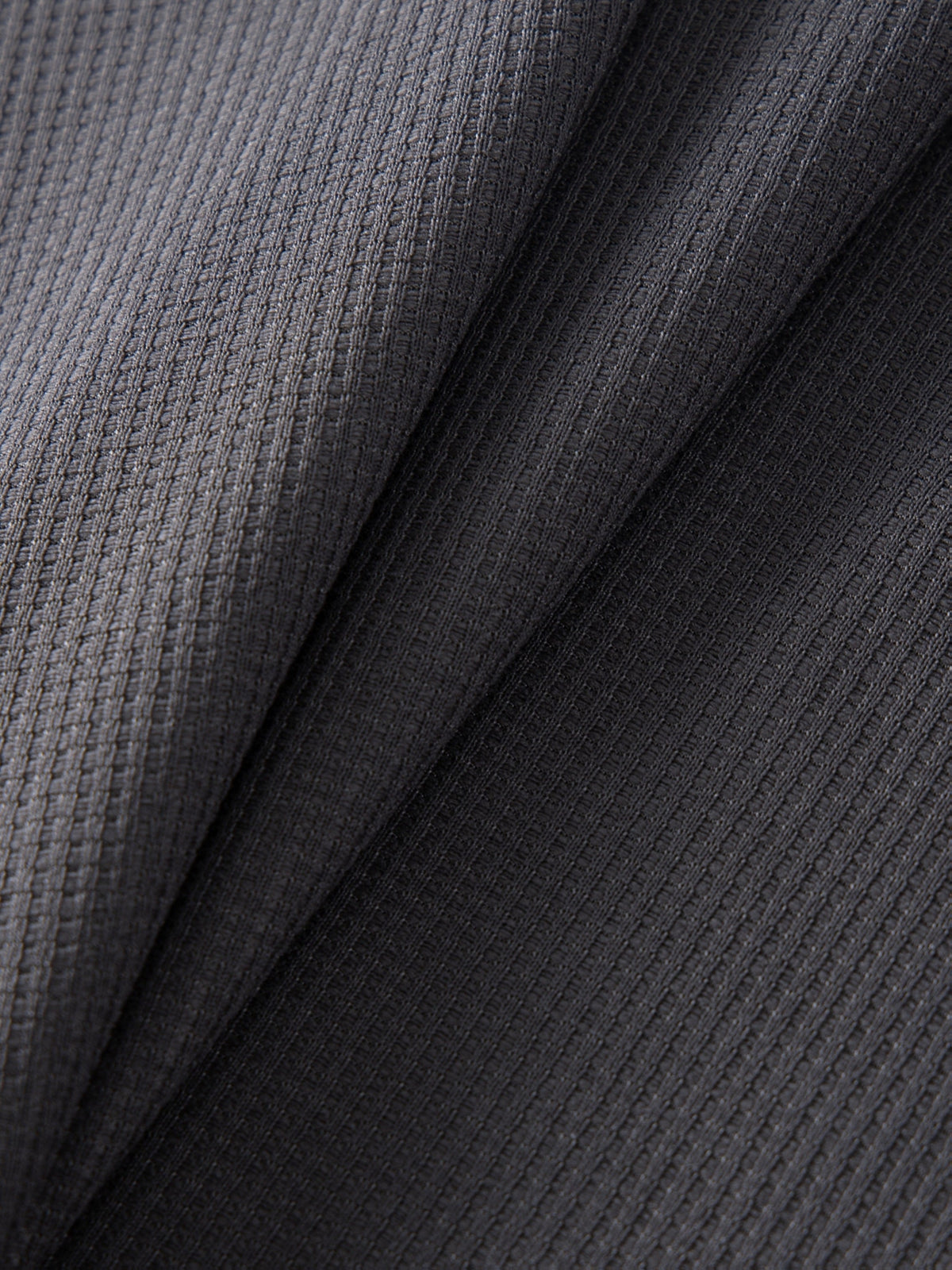 Frederick | Langarmshirt in strukturierter Waffelstrick-Optik