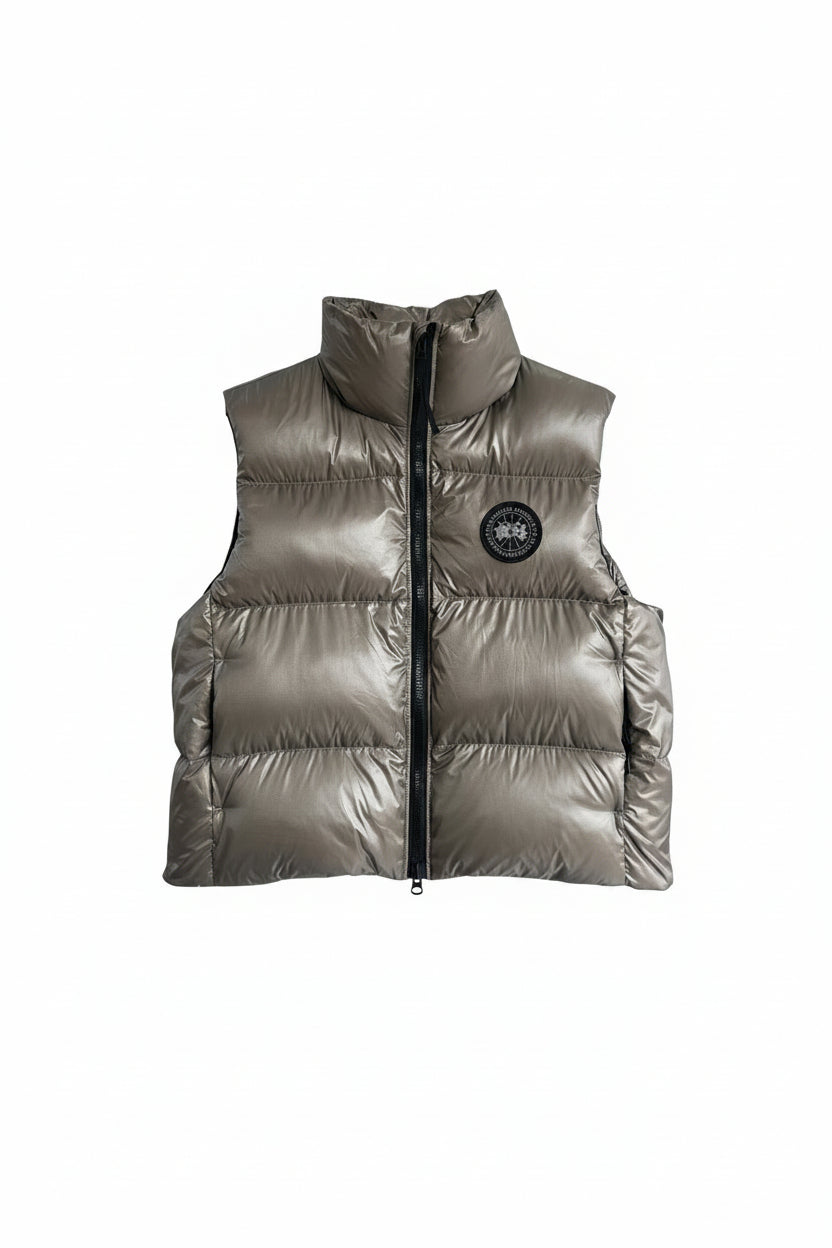 Canada Goose Women's Cropped Down Vest – Taupe