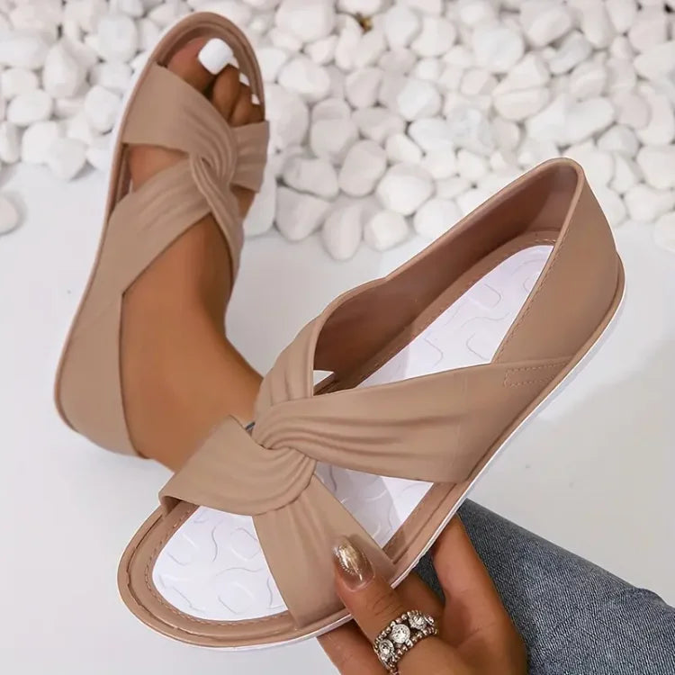 Annette | Gepolsterte Crossover-Sandalen