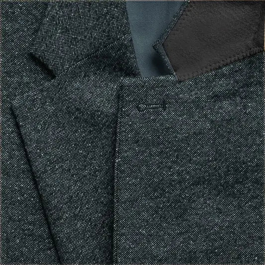 Sweetearing Tweed Suit Men's Breasted Vintage Classic Tuxedos