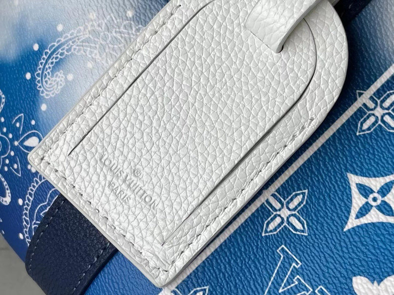 Louis Vuitton Keepall XS – Blue Clouds Monogram Bandana Patchwork Print Crossbody