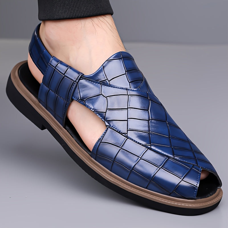 Nathaniel | Slipper-Sandalen in Flechtoptik
