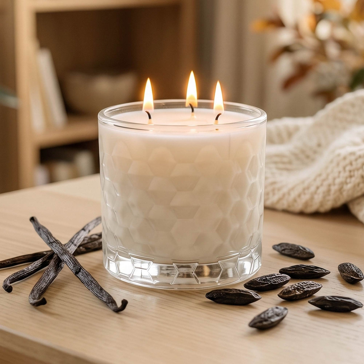 Vanilla & Tonka Bean - Courtside Essentials 3 Wick 13.5oz Soy Wax Candle