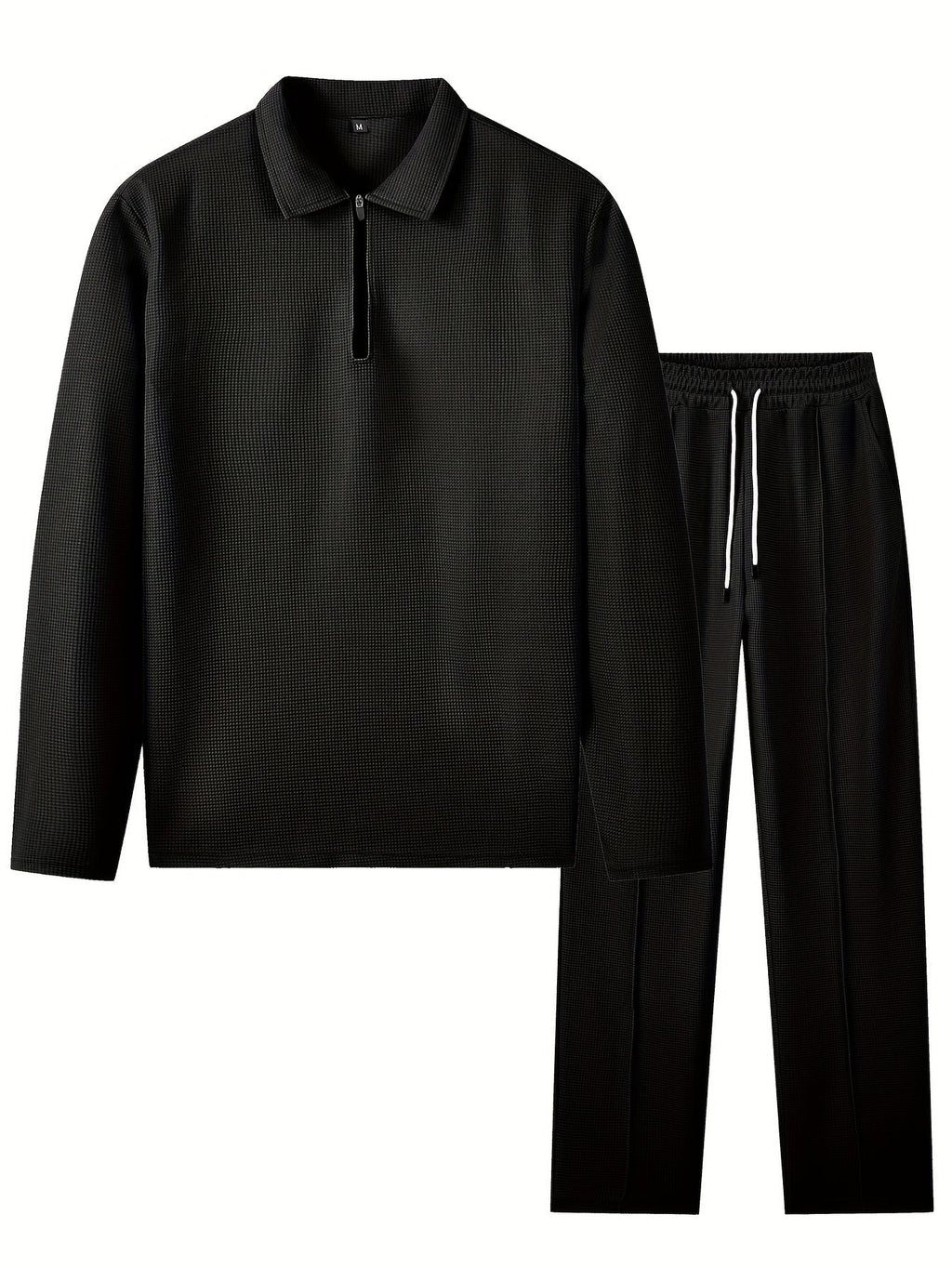 Xavier | Relaxed Waffle-Knit Two-Piece Set