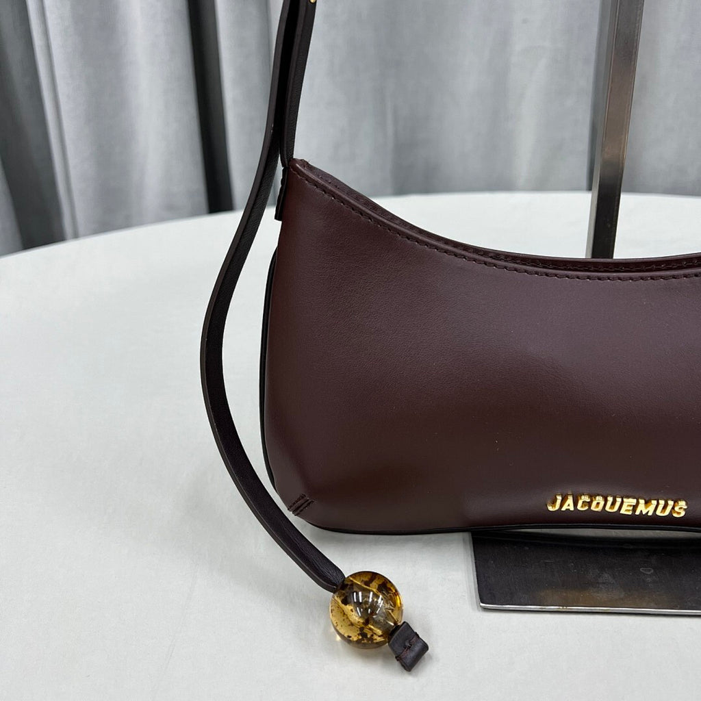 Jacquemus Suede Rectangular Shoulder Bag – Brown