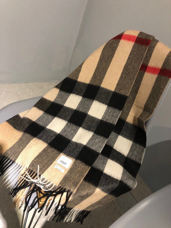 Burberry Classic Check Cashmere Scarf