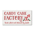 Candy Cane Factory Gallery-Wrapped Canvas Wall Art
