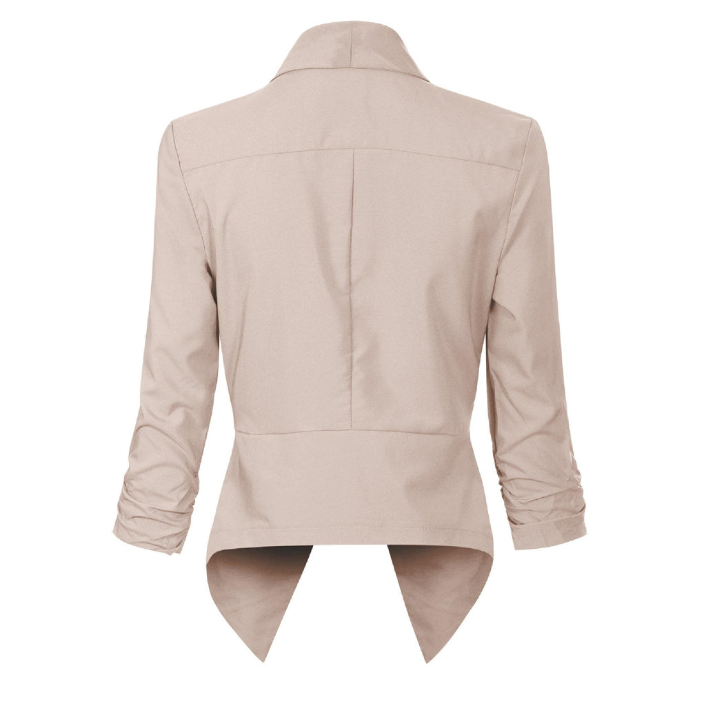 Beverly | Drapierter Blazer mit offener Front
