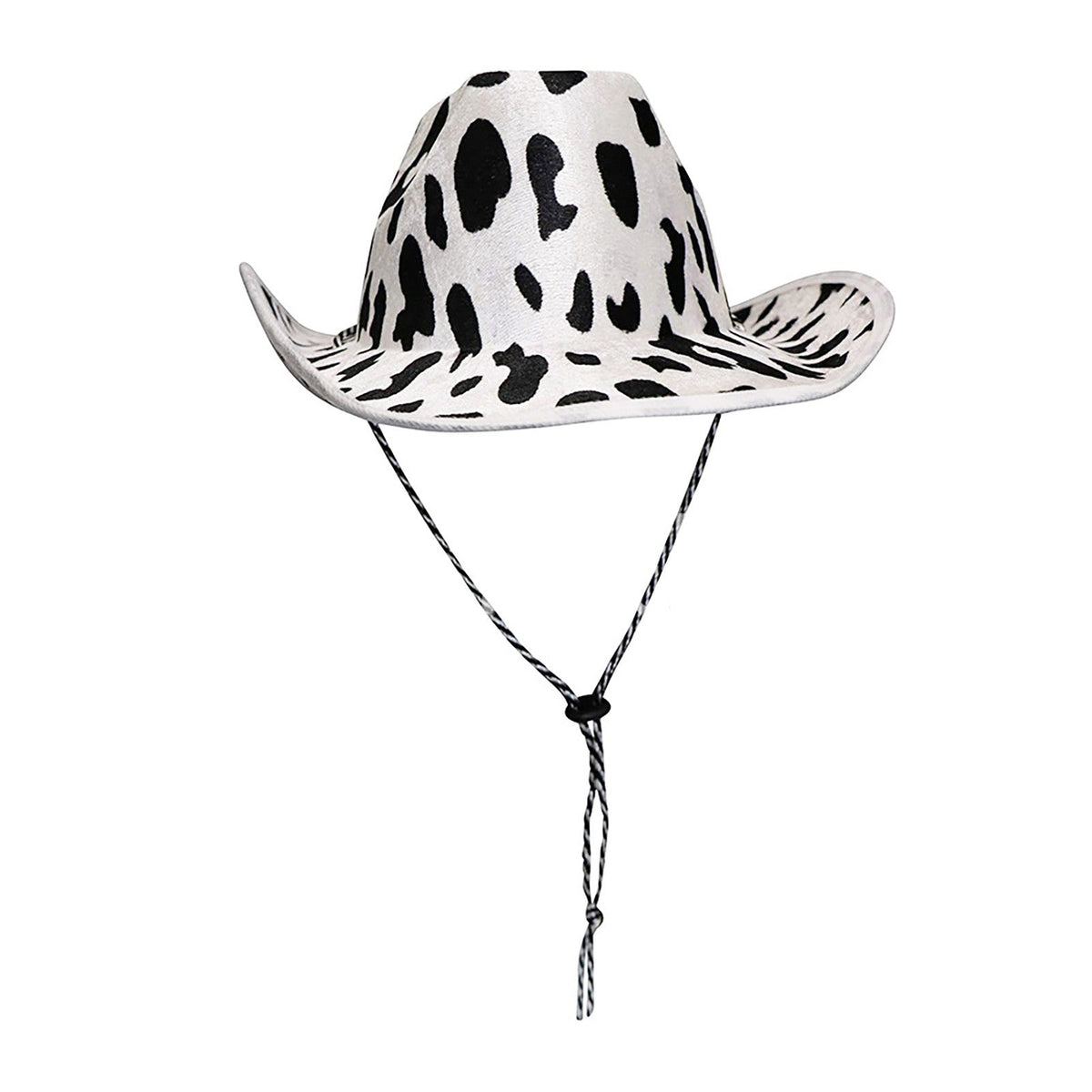 Elliot Milk Print Wool Felt Cowboy Hat – Unisex, Wide Brim