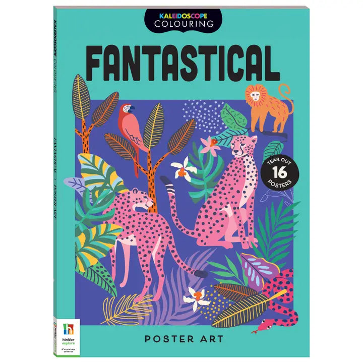 Poster Art Fantastical Colouring Book