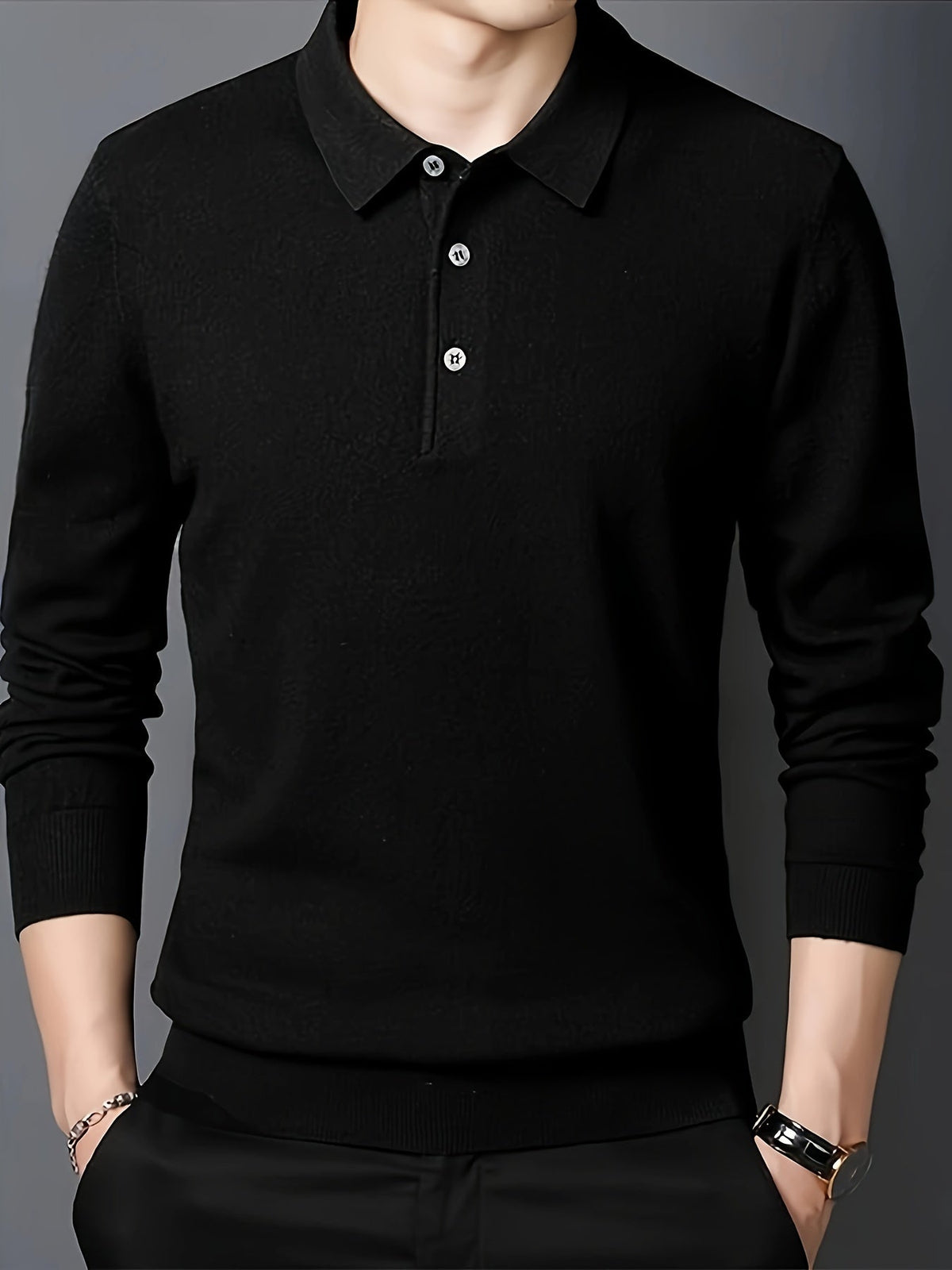 Frederick | Eleganter Polopullover mit Kragen