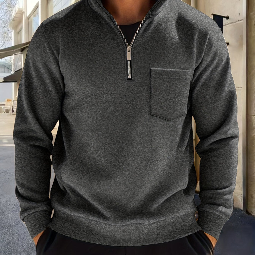 Oscar | Eleganter Half-Zip-Pullover