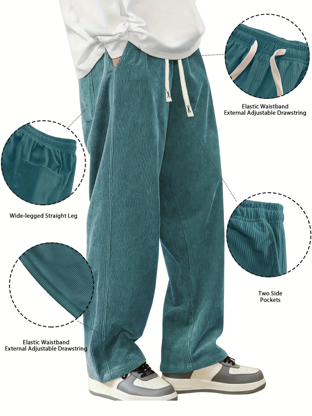 Grant | Entspannte Hose mit geradem Bein