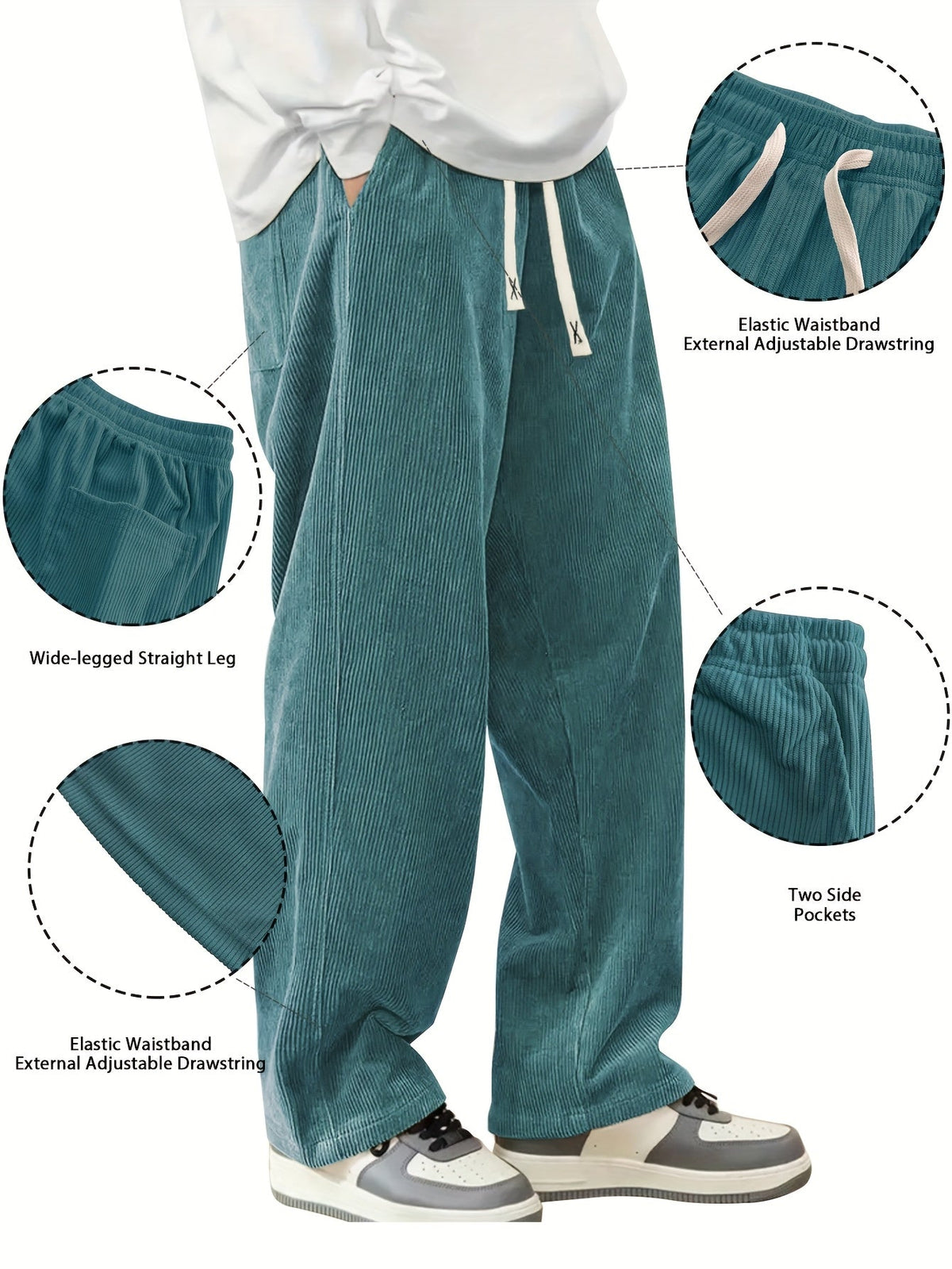 Grant | Entspannte Hose mit geradem Bein