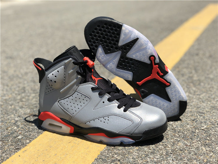 Air Jordan 6 Retro SP Reflections of a Champion – Reflective Silver / Infrared / Black