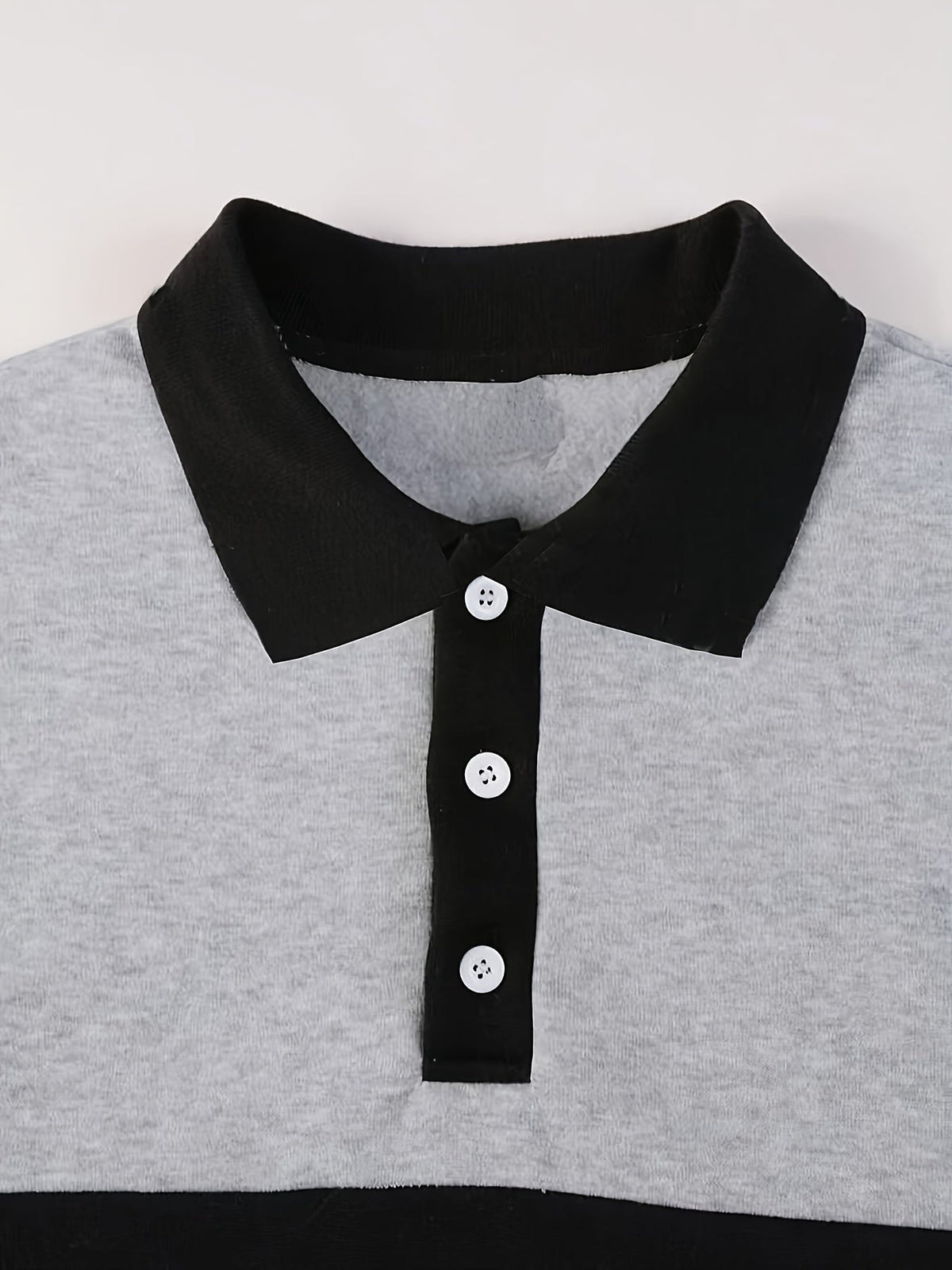 Nolan | Langärmliges Polo-Shirt im Colour-Block-Design