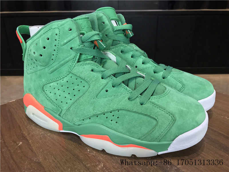 Air Jordan 6 Retro Gatorade Green – Pine Green / Orange