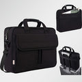 Laptop Bag 15.6-Inch Business Briefcase with Foam Sleeve, Luggage Strap & Multi-Pockets for Work & Travel