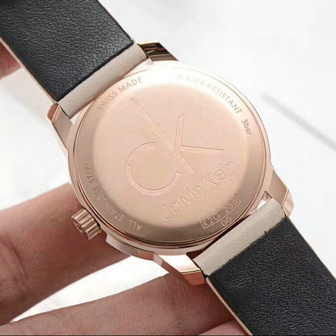 Calvin Klein Minimalist Watch — Blush & Silver