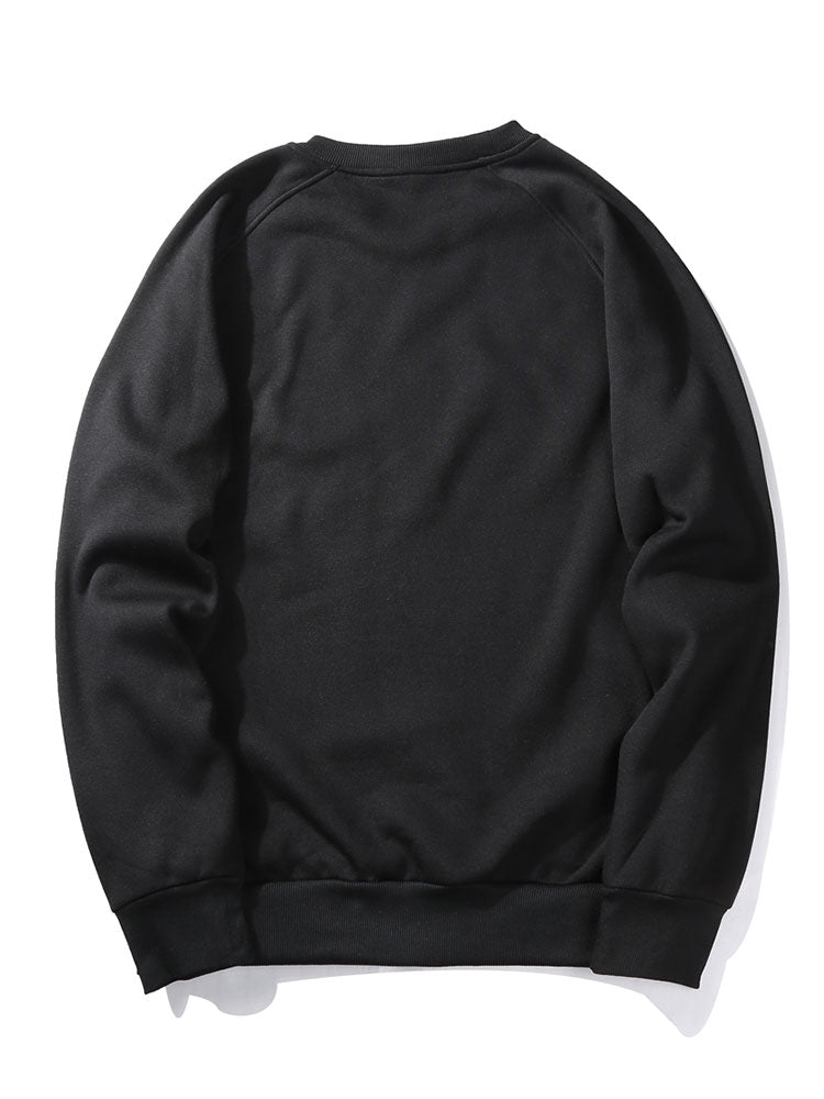 LA Letter Print Sweatshirt
