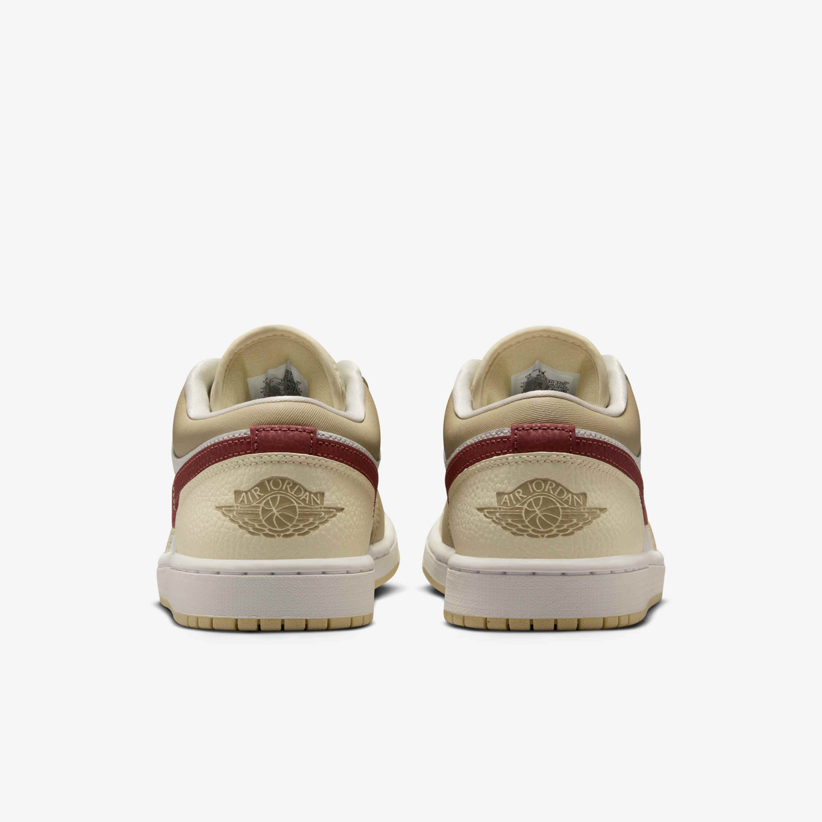 Air Jordan Womens Retro 1 Low CE 'Desert Khaki Red Sepia'