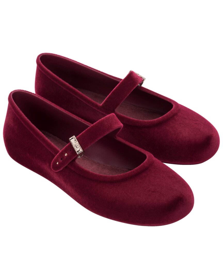 Melissa Shoes Soft Velvet Ii Ballerina Flat
