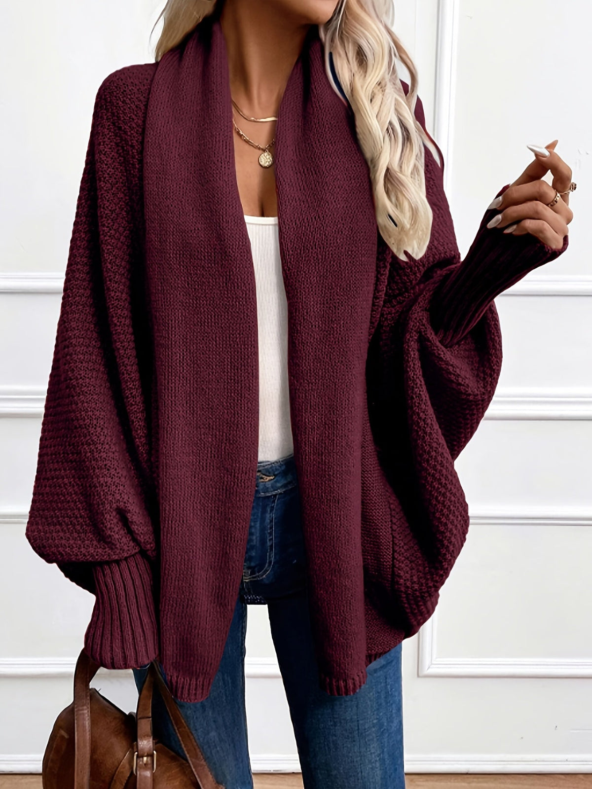 Odessa | Cardigan mit drapiertem Schalkragen