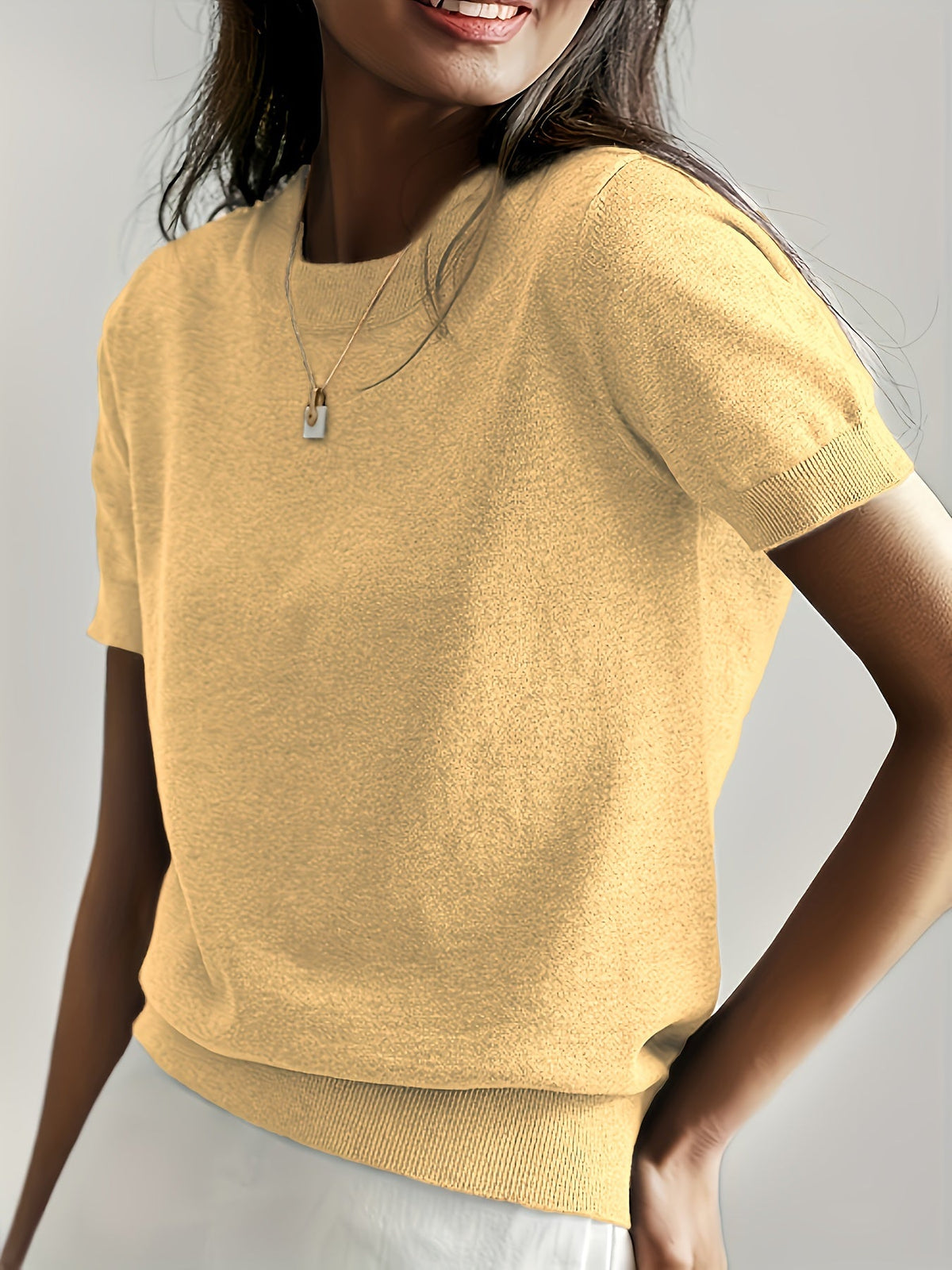 Tabitha | Locker fallendes Kurzarm-Top