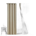 Thd Virginia 100% Blackout Grommet Total Privacy Curtain Panels - Set of 2