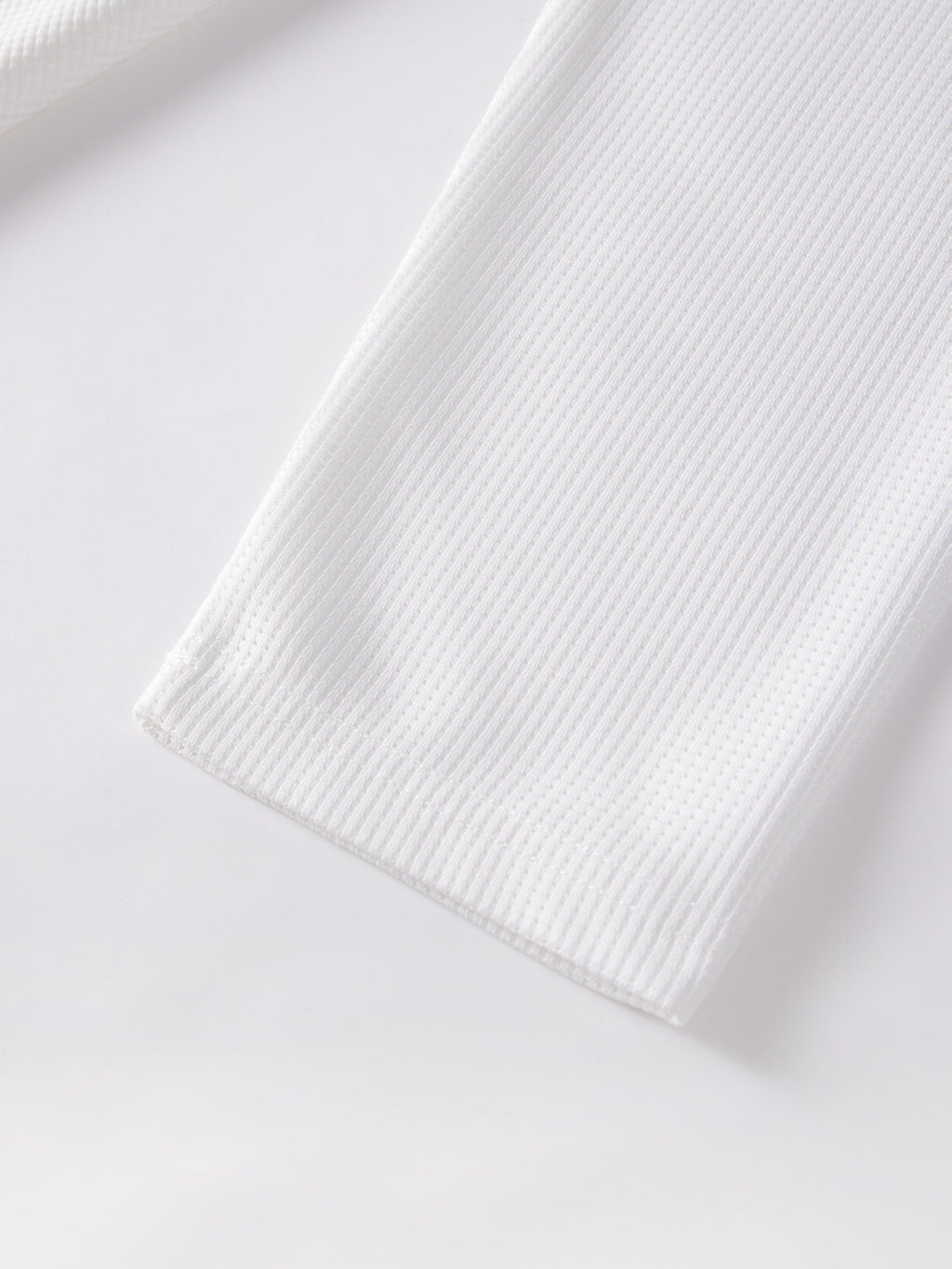 Frederick | Langarmshirt in strukturierter Waffelstrick-Optik