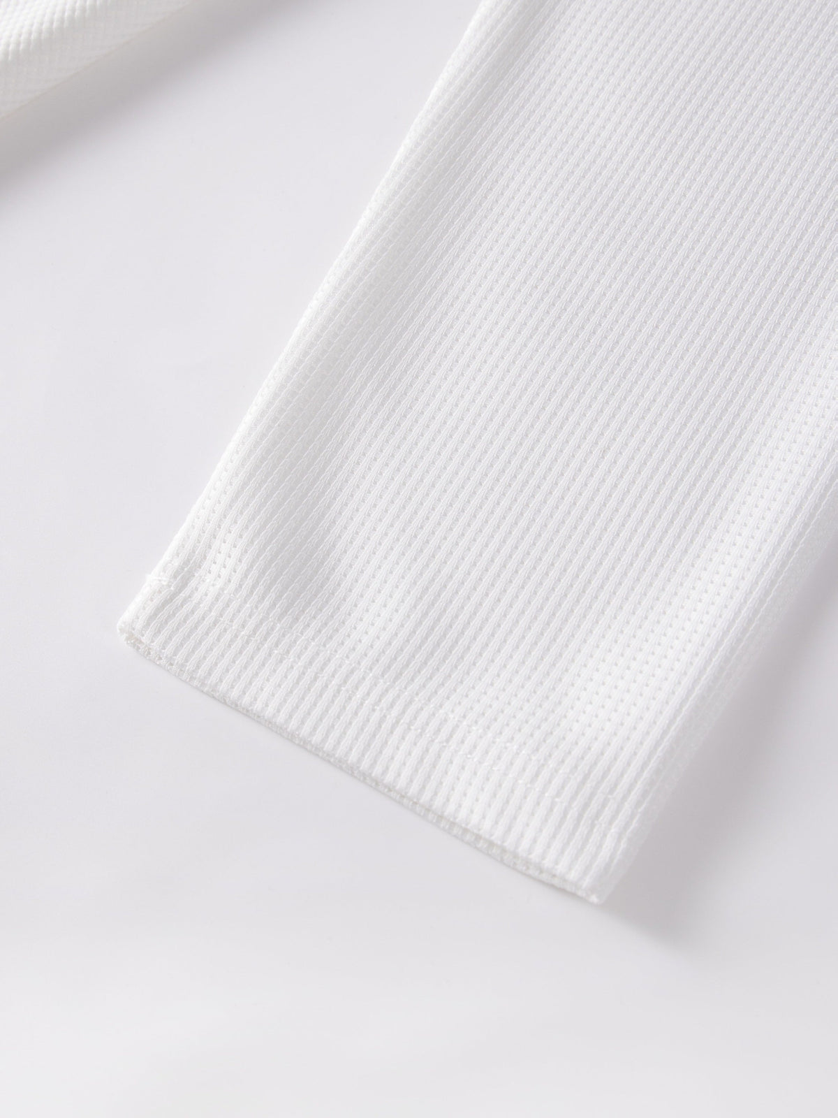 Frederick | Langarmshirt in strukturierter Waffelstrick-Optik