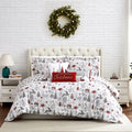 Southshore Fine Linens Holly Jolly Lane 6PC Comforter Set