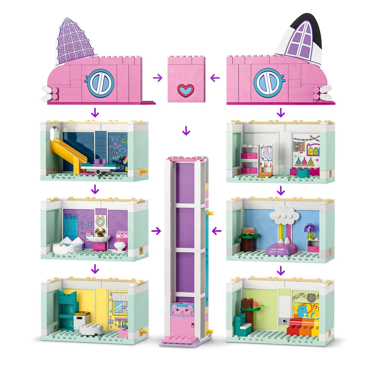 10788 LEGO La maison de poupée de Gabby La maison de poupée de Gabby