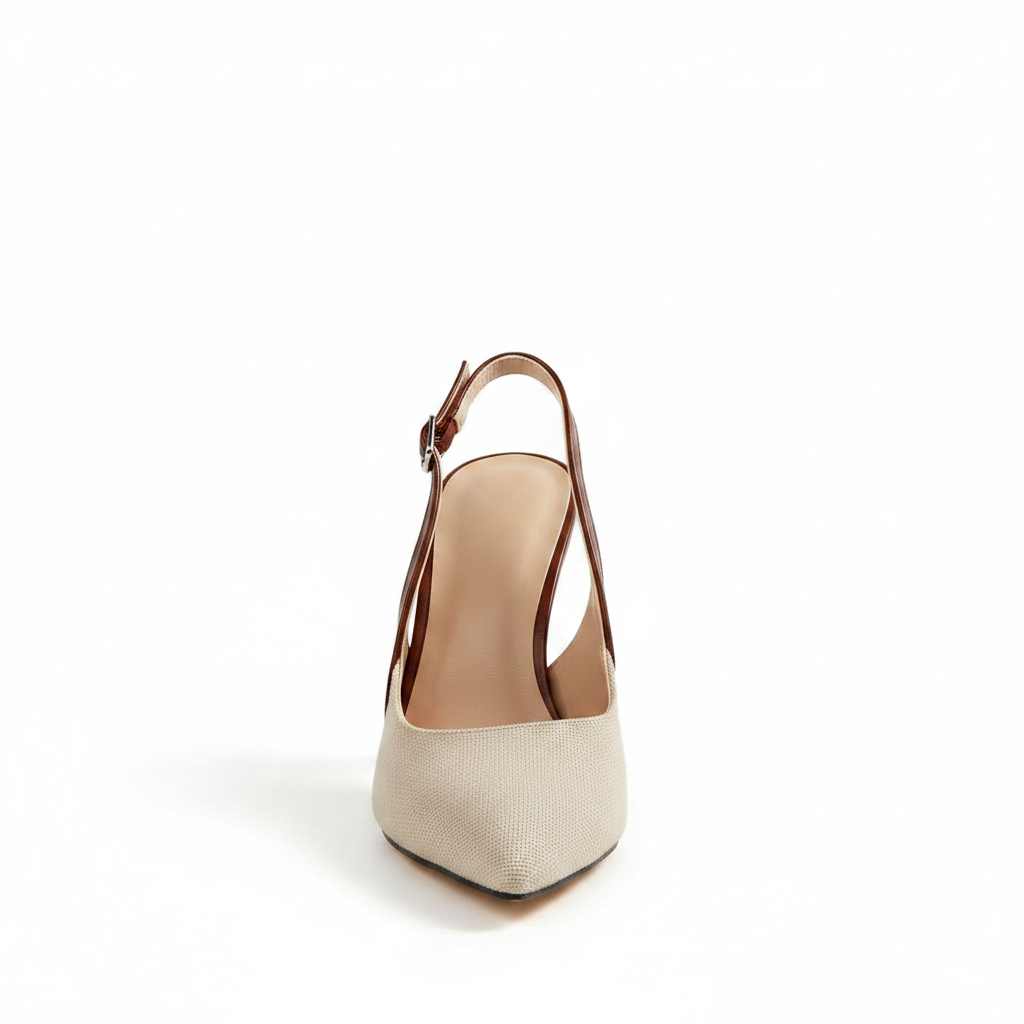 Amelie | Slingback-Pumps in Kontrastfarben
