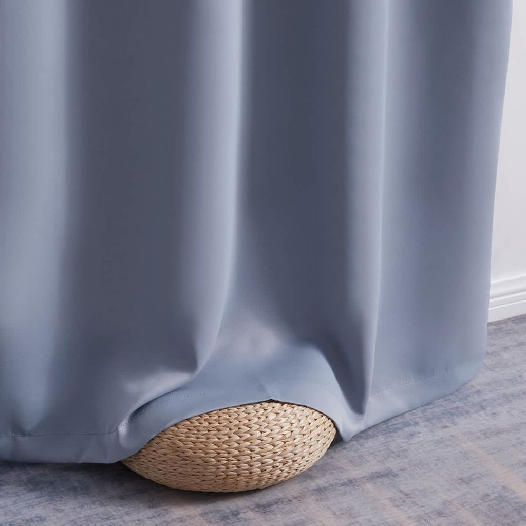 Thd Cambridge 100% Blackout Total Privacy Grommet Window Treatment Curtain Panels - Set of 2