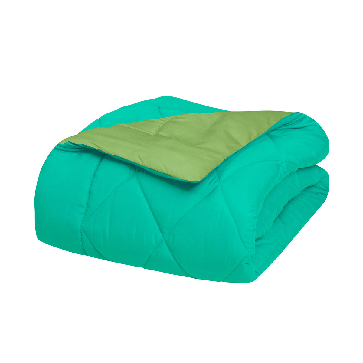 Elegant Comfort 3-Piece Reversible Diamond Stitched Comforter & Shams