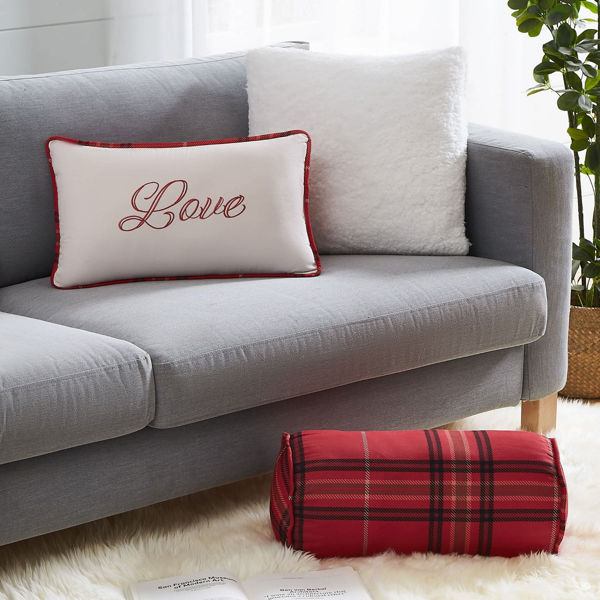 Southshore Fine Linens Vilano Plaid 6PC Quilt Set