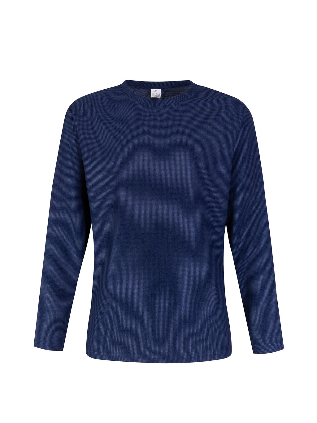 Frederick | Langarmshirt in strukturierter Waffelstrick-Optik