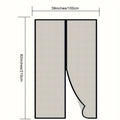 Magnetic Screen Door, Retractable Mesh Door Curtain, Pet-Friendly & Insect Proof, Auto-Close Magnetic Closure for Patio
