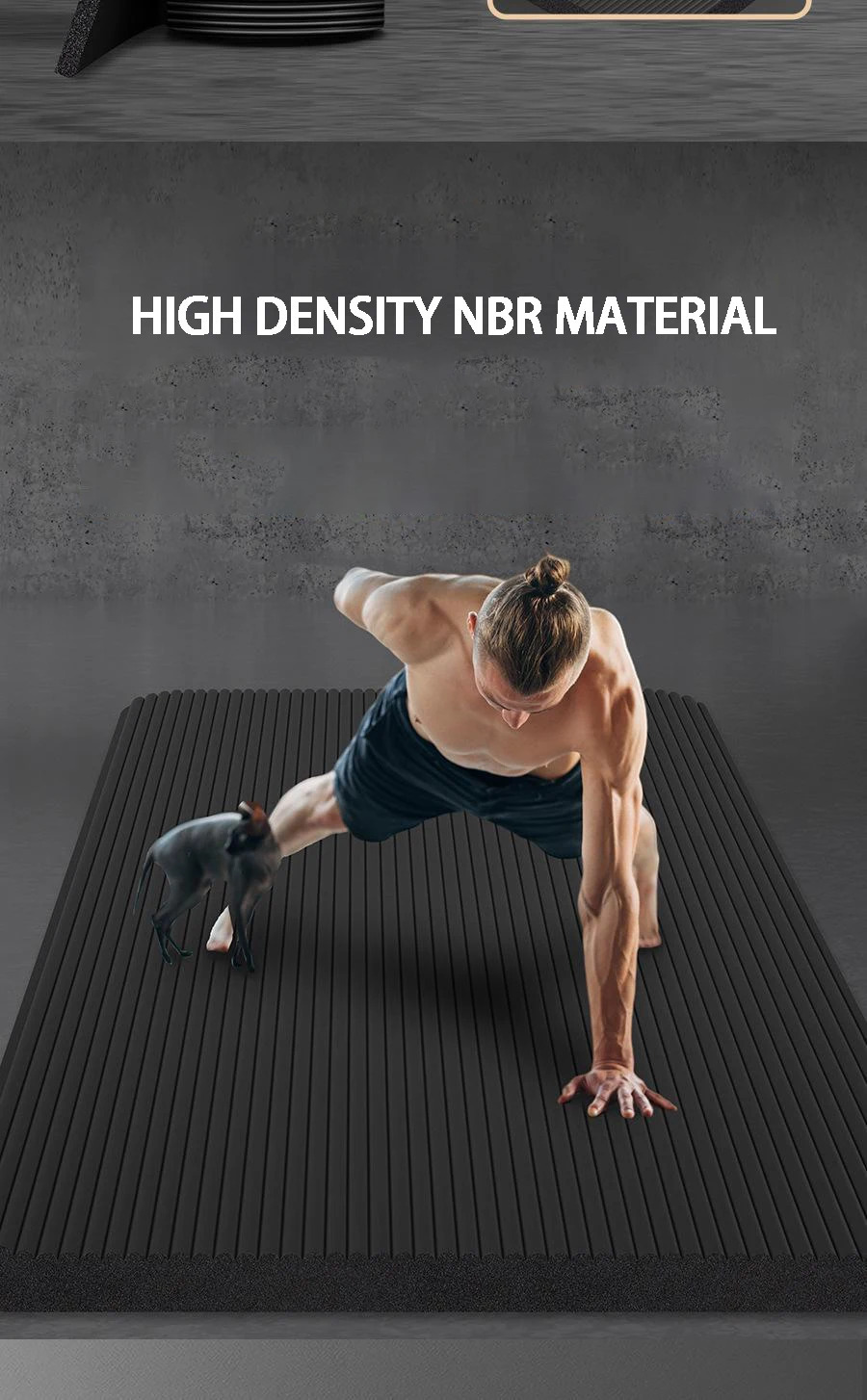 20mm Thick Yoga Mat, Extra Long 79 x 35-Inch Non-Slip Exercise Mat for Pilates, Stretching and Home Fitness