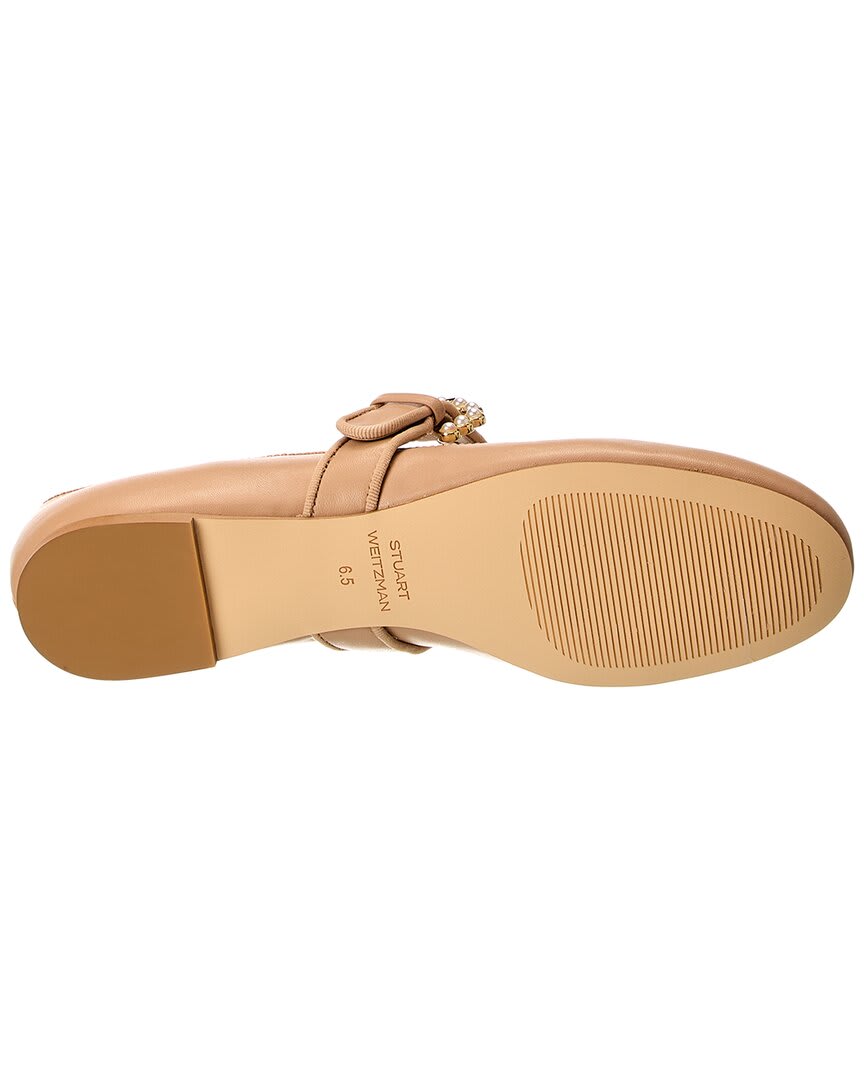Stuart Weitzman Piper Leather Ballet Flat