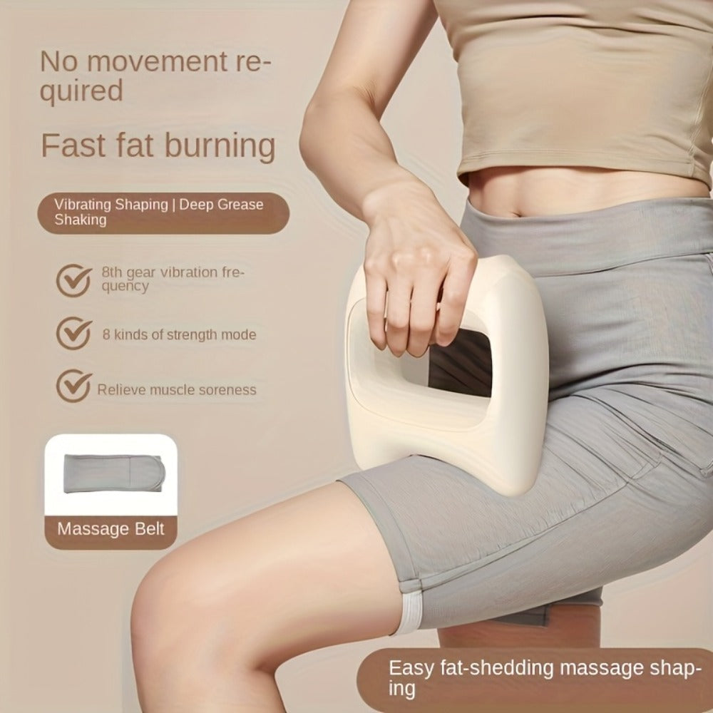 Fascia Ring with 8 High-Frequency Vibration Modes and Ergonomic Grip for Full Body Muscle Relief