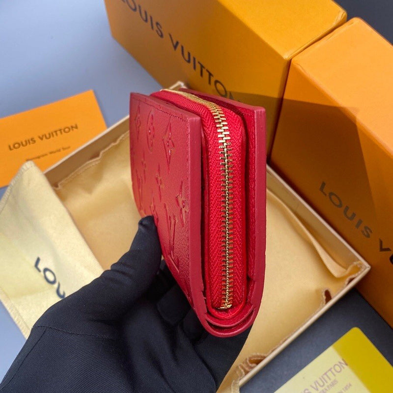 Louis Vuitton Zippy Coin Purse – Monogram Empreinte Giant Red