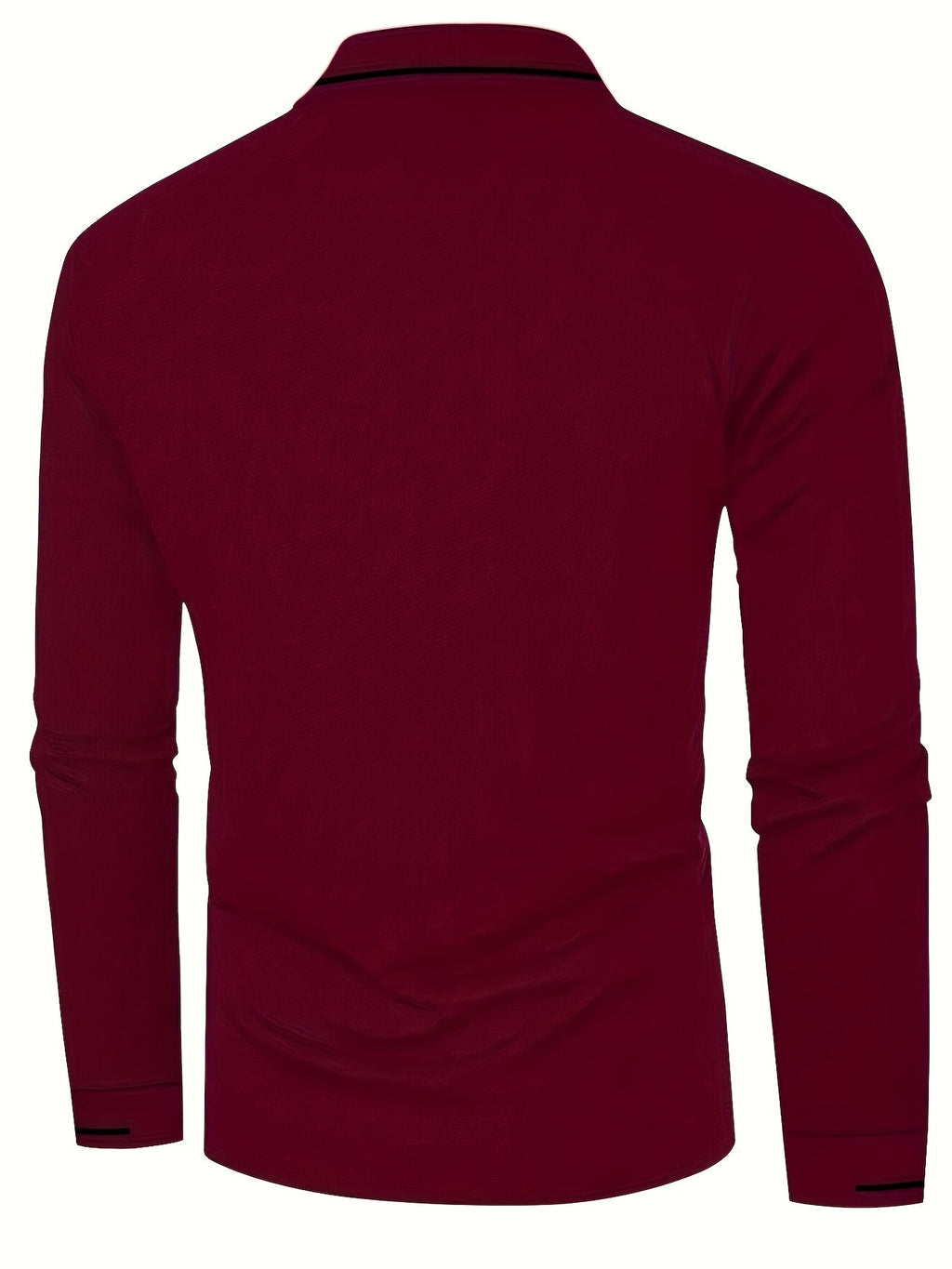Reginald | Refined Long-Sleeve Polo Shirt