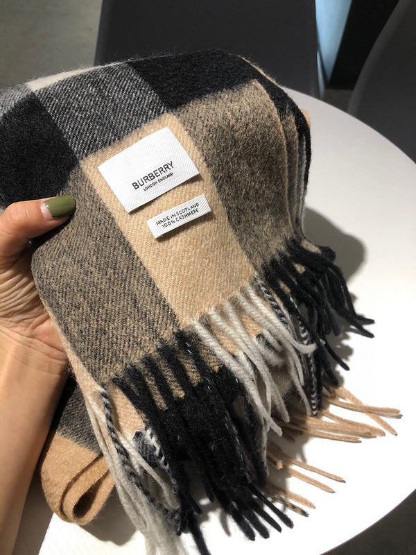 Burberry Classic Check Cashmere Scarf