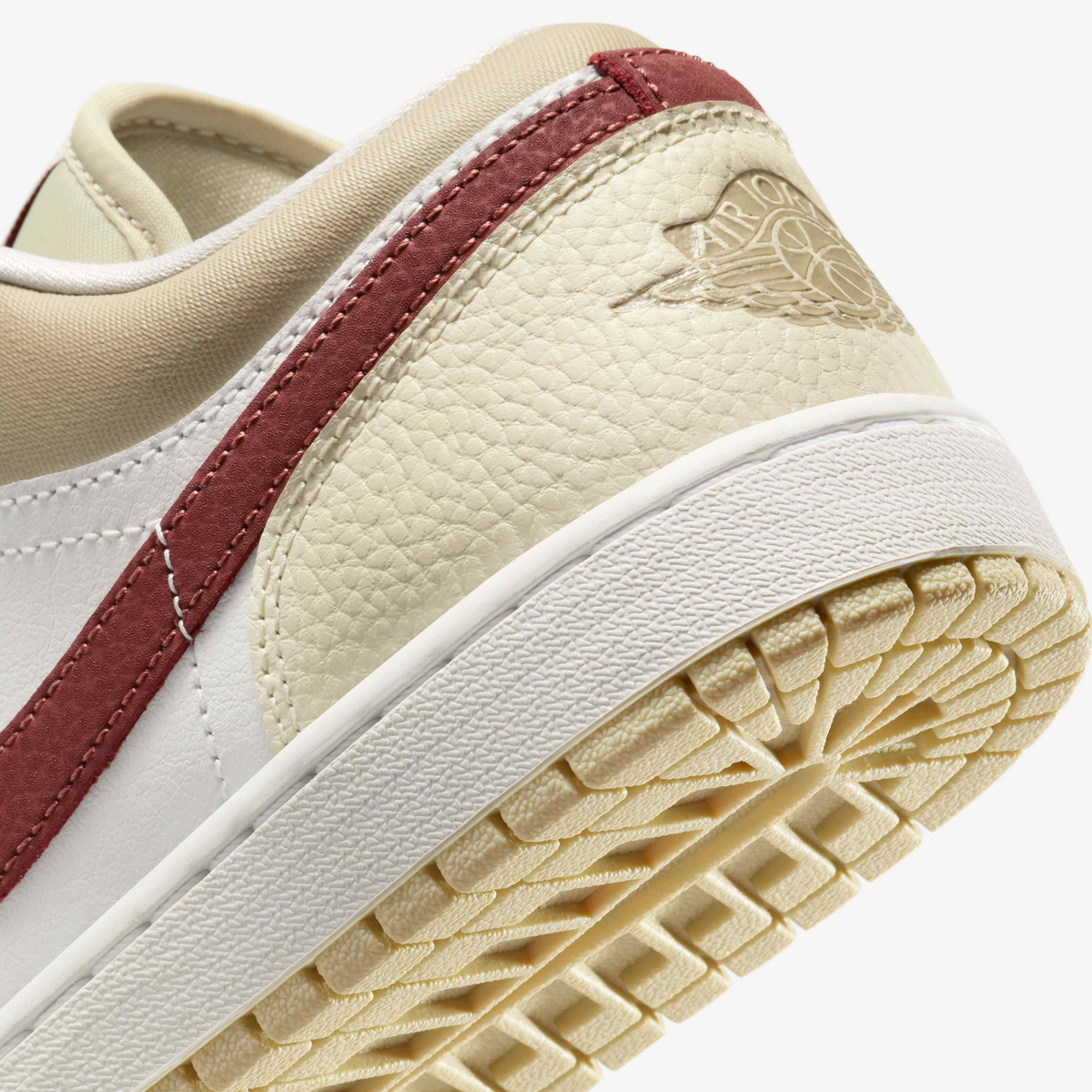 Air Jordan Womens Retro 1 Low CE 'Desert Khaki Red Sepia'