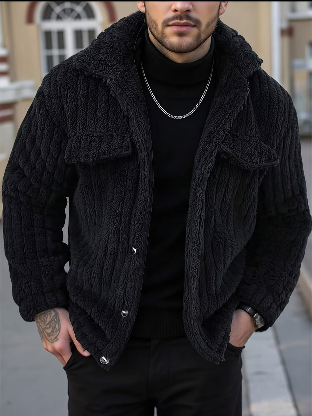 Warren | Kuschelige Winterjacke mit Struktur