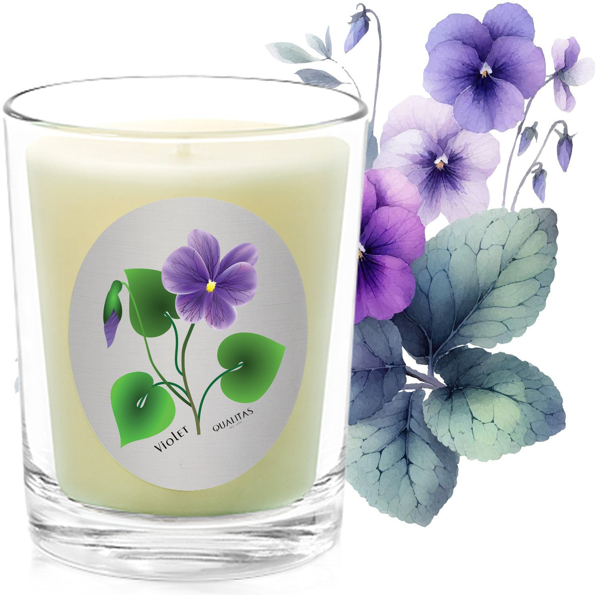 Qualitas Violet Candle