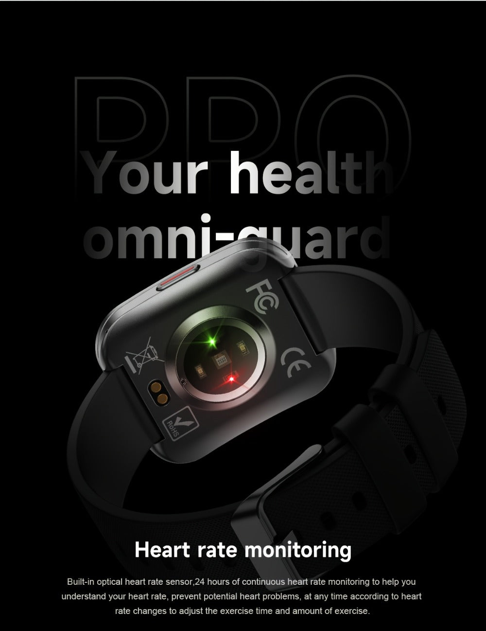 Smartwatch with 1.85-Inch Curved Touchscreen, Calling, Camera and Music Controls in Four Options