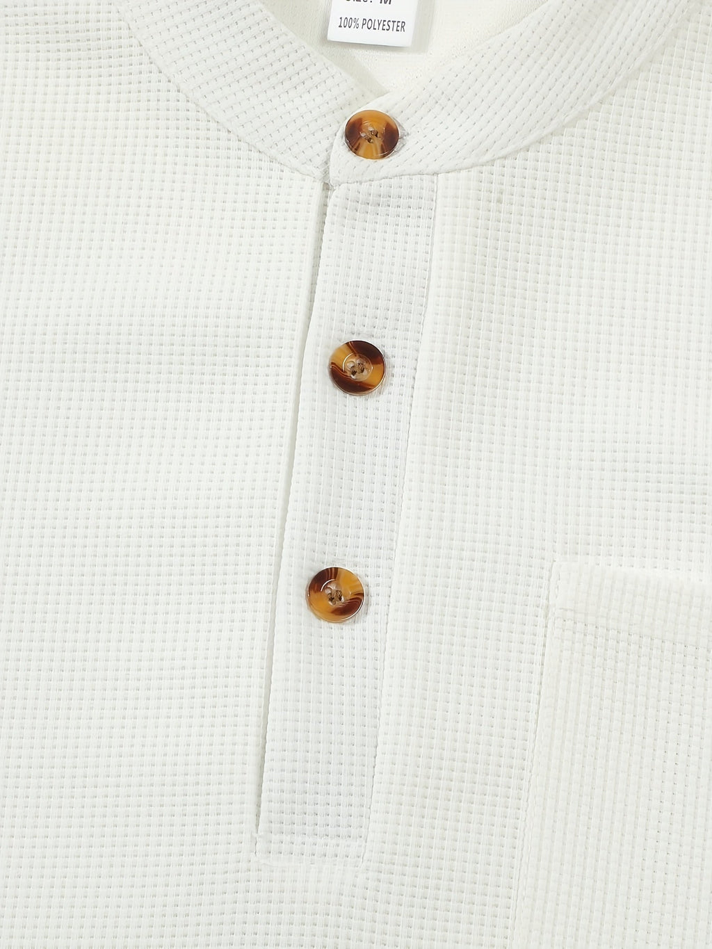 Dawson | Textured Long-Sleeve Henley Shirt